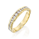 Adama Valley One-line Ring - Diamonds