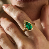 Mystic Eden Ring- Emerald