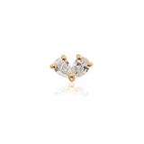 Mini Heart Stud Diamonds