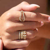 Milky Way Baguette Diamond Ring