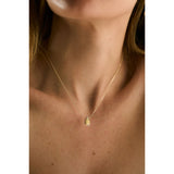 One-of-a-Kind Fancy Yellow Diamond Halo Necklace 1.01 ct in 14K Gold