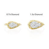 East-West Pear-Cut Engagement Ring