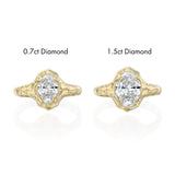 Mystic Temple Engagement Ring