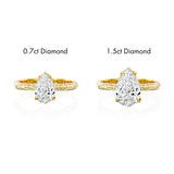 Marcello Pear-Cut Diamond Engagement Ring
