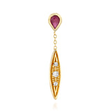 Alia earring - Ruby