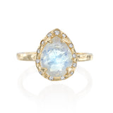 Baby Eden Ring & diamonds - Moonstone