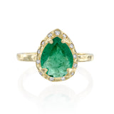 Baby Eden Ring & diamonds - Emerald