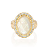Mother of Pearl Signet ring