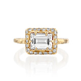 Baguette Cut Diamond Engagement Ring
