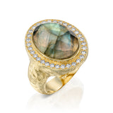 Mother Of All- Labradorite & Diamonds