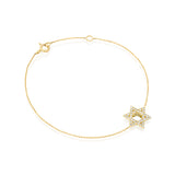 Star Of David Diamonds Bracelet