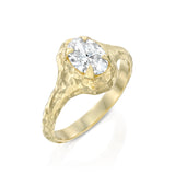 Mystic Temple Engagement Ring