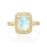 Cushion Ring - Moonstone