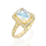 Cushion Ring - Moonstone