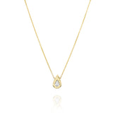 Desert Pear Cut Diamond Necklace