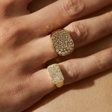 Stardust signet Ring