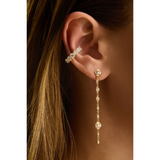 Round Diamond Ear Cuff in 14K Yellow Gold - 2.5 Carats