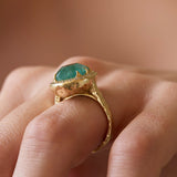 OOAK Lagoon Tourmaline Ring