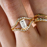 Lainey Ring Diamonds Halo