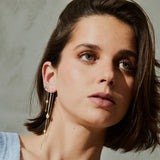 Mini falling star earring