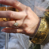 Rosa Pear Cut Diamond Engagement Ring