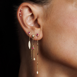 Lola earring - Ruby