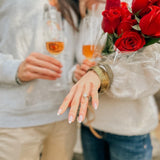 Rosa Pear Cut Diamond Engagement Ring