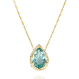 Gold Eden Necklace - Green Fluorite