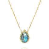 14k Gold Eden Necklace - Labradorite