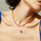 14k Gold Eden Necklace - Labradorite