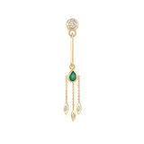 La La Earrings - Emerald