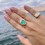 OOAK Lagoon Tourmaline Ring