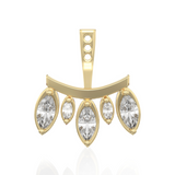 Royal Marquise Diamonds Ear Jacket
