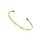 Cleo Emerald & Diamonds Cuff