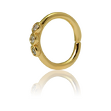 Miniature TRIO Diamond Hoop