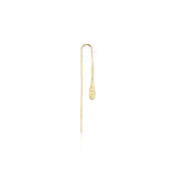 Falling Gold Drop Earring