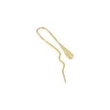 Falling Gold Drop Earring
