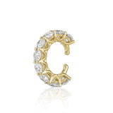 bold diamond ear cuff large round diamonds modern fine jewelry