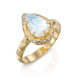 Mini Mystic spell Ring- Moonstone