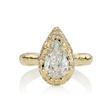 Rosa Pear Cut Diamond Engagement Ring