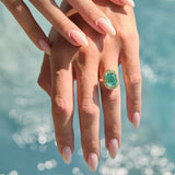 OOAK Lagoon Tourmaline Ring