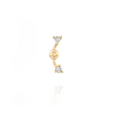 Libra studs- Diamonds