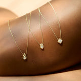 Princess Cut Diamond Necklace