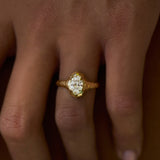 Mystic Temple Engagement Ring