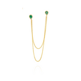 Barbor- Emerald Earring