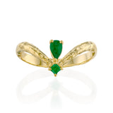 Cleopatra Ring - Emerald