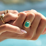 OOAK Lagoon Tourmaline Ring