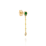 Luna Light Earring- Emerald