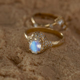 Mystic Temple Ring- Moonstone