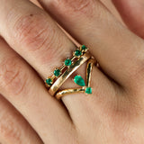 Cleopatra Ring - Emerald